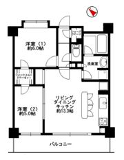 アイディーコート上永谷の間取り画像
