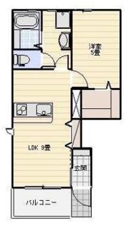 LOTUS坪井の間取り画像