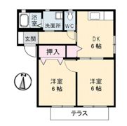 メイプルガーデンB棟の間取り画像