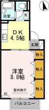 ドミール古川 B棟の間取り画像