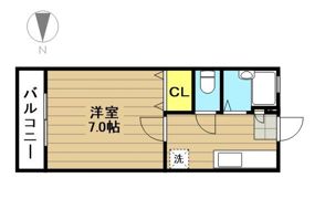 コーポホームタウンⅡの間取り画像
