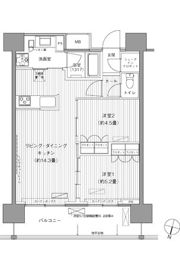 ヒューリックレジデンス千葉中央の間取り画像