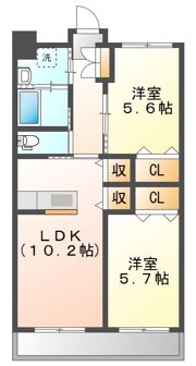 志布志中央マンションの間取り画像