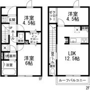 Cinq Terrasse D棟の間取り画像