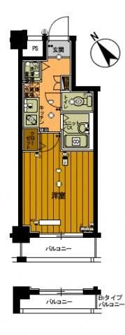 スカイコート板橋第2の間取り画像