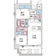 スプランディッド新大阪VIIIの間取り画像