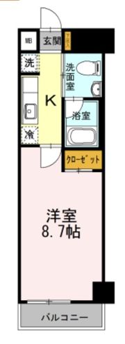 カスタリア神保町の間取り画像