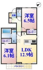 バニュルスⅥの間取り画像