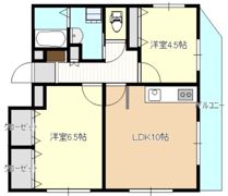 みやこハイツの間取り画像