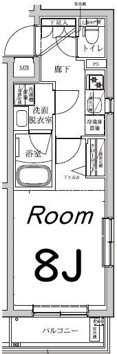 ルフレグランデ多摩川の間取り画像