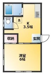ビビットハイツの間取り画像