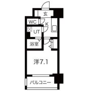 レジュールアッシュ梅田北の間取り画像