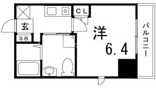 グレイスシャトー王子の間取り画像