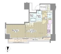 White Tower Hamamatsuchoの間取り画像