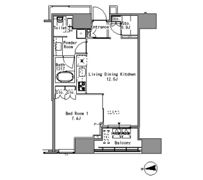White Tower Hamamatsuchoの間取り画像