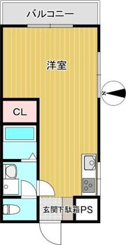 アルカディア西条の間取り画像