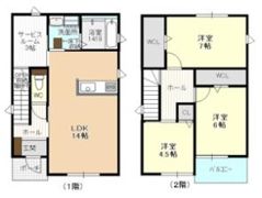 豊が丘2810KODATEXⅤBの間取り画像