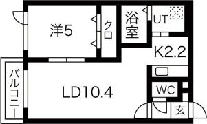アンクレール恵み野の間取り画像