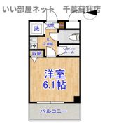 ライオンズマンション千葉県庁前の間取り画像