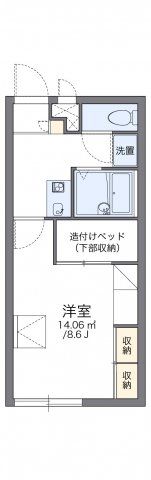 レオパレスラ・メゾンフルールの間取り画像