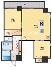APARTMENTS CODE ISAHAYAの間取り画像