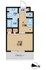 エスティメゾン武蔵小山の間取り画像