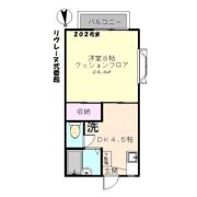 リヴレーヌ弐番館の間取り画像