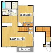 イーストビラA棟の間取り画像