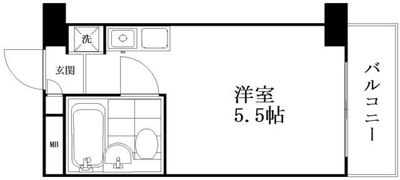 スカイコート川崎の間取り画像