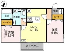 レーブ・クリエの間取り画像