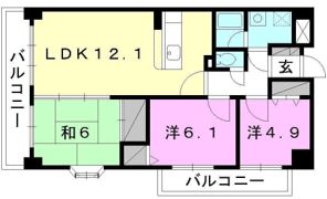 いよてつロフティ郡中の間取り画像