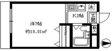 ライフピア新宿の間取り画像