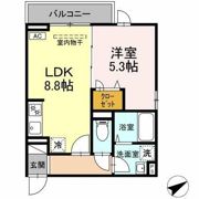 D’Bless西谷（ディーブレスニシヤ）の間取り画像