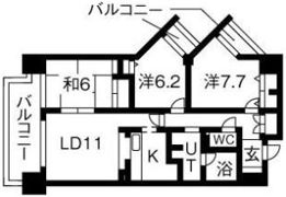 井清寿マンションの間取り画像