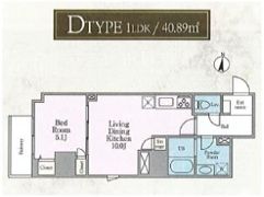 オークレジデンス亀沢の間取り画像