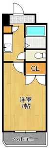 KMマンション北方の間取り画像