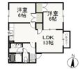 コーポNAKATA Bの間取り画像