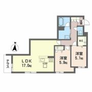 WithPlus上熊本駅前の間取り画像