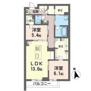 イーストガーデンの間取り画像