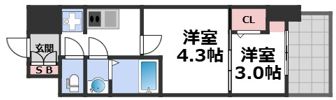 セレニテ東梅田アリエの間取り画像