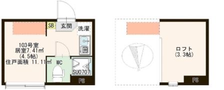 ハーモニーテラス西葛西の間取り画像
