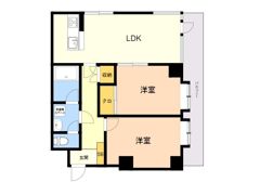 藤和コープソシエ大名の間取り画像