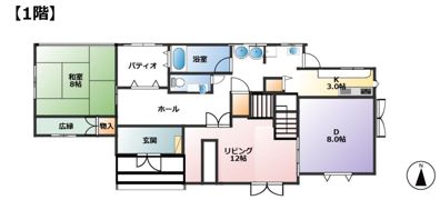 牛久保戸建てA棟の間取り画像
