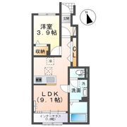 西五城新築アパートの間取り画像