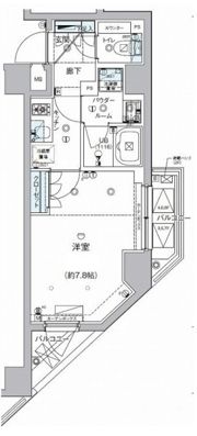セジョリ早稲田WESTの間取り画像