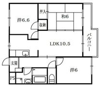 アモーレ京田辺の間取り画像