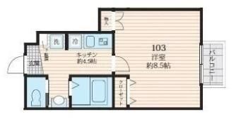 アン ディオールの間取り画像