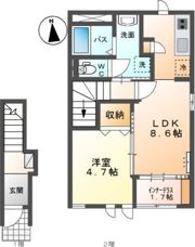 ラ・フォルテⅢの間取り画像