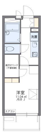 レオパレスエムズ柏の間取り画像