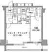 パークハビオ八丁堀の間取り画像